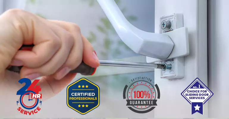 Broken Patio Door Handle Repair in Opa-locka