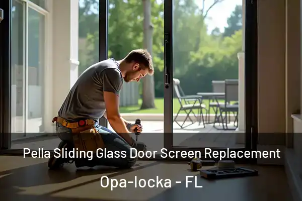 Pella Sliding Glass Door Screen Replacement Opa-locka - FL