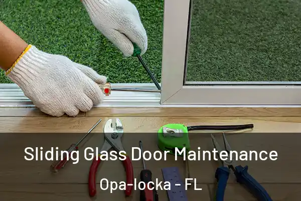 Sliding Glass Door Maintenance Opa-locka - FL